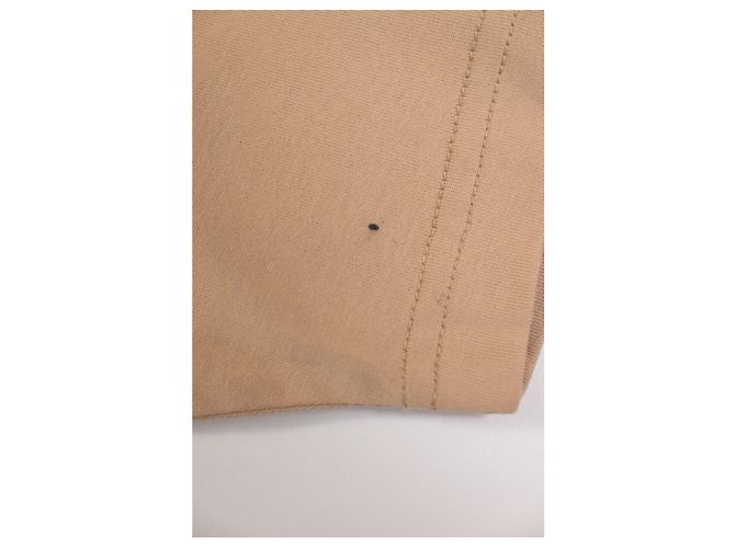 Camiseta Burberry Multi Deer Carrick em algodão bege - vista 13