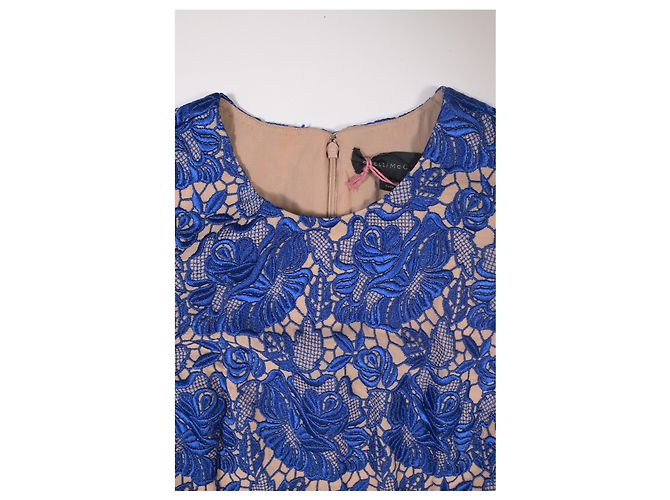 Stella Mc Cartney Stella McCartney Langärmliges Kleid aus blauer Celia-Spitze - Ansicht 9