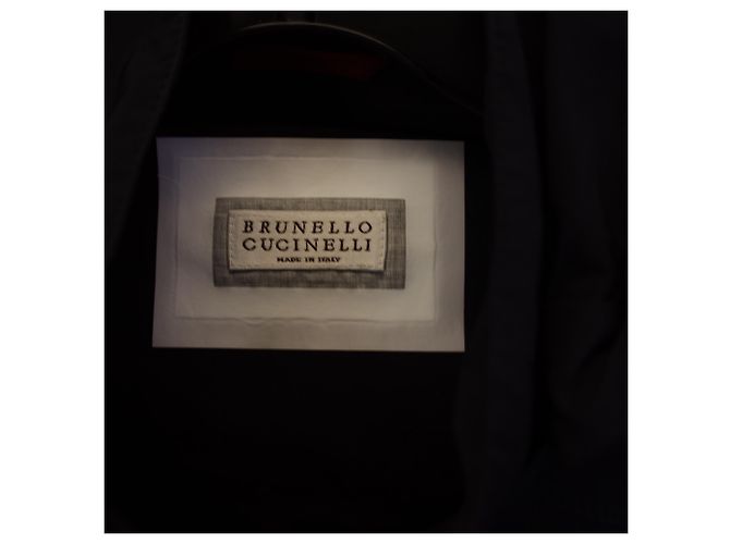 Gilet con cappuccio Brunello Cucinelli in nylon nero - vista 2