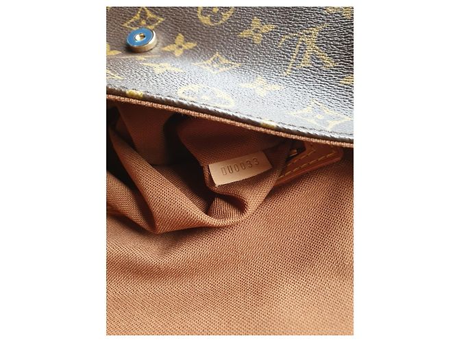 Borsa a mano Louis Vuitton Monogram Looping Marrone - vista 7