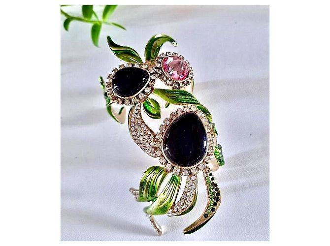 Bracciale manchette Orchid Flower Yves Saint Laurent Multicolore - vista 3