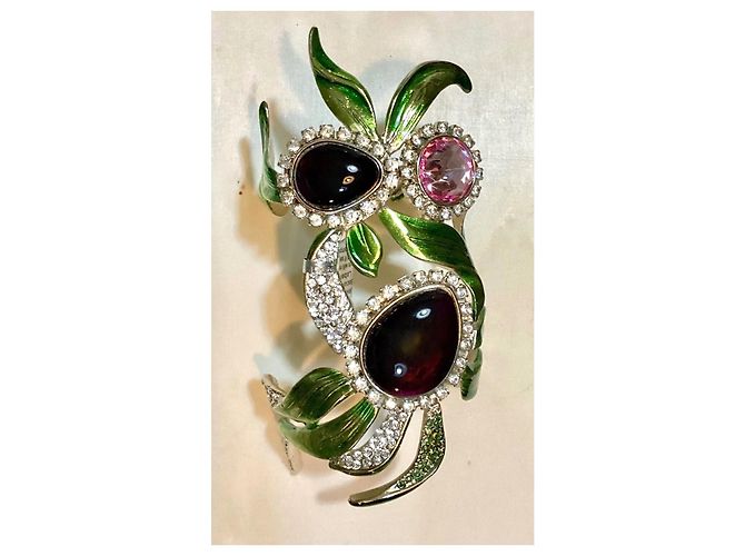 Bracciale manchette Orchid Flower Yves Saint Laurent Multicolore - vista 5