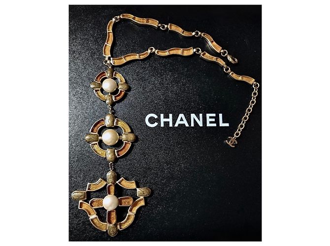 Collana lunga Monte Carlo in vetro Chanel Multicolore - vista 2
