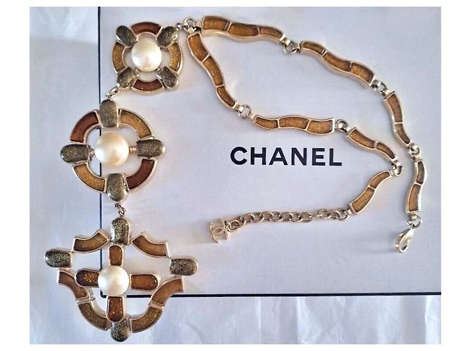 Collana lunga Monte Carlo in vetro Chanel Multicolore - vista 3