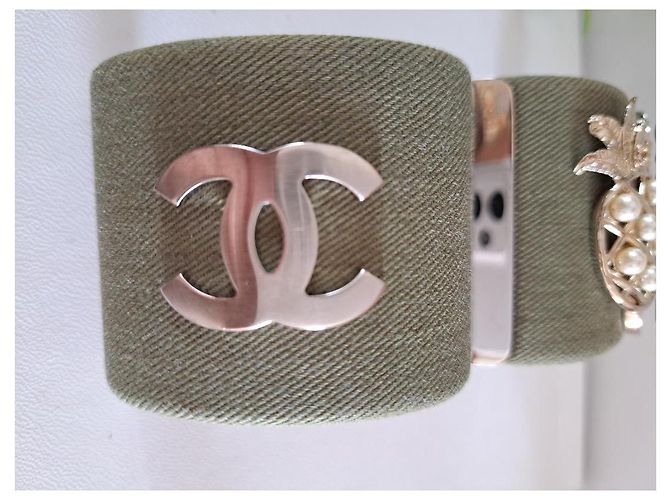 Bracciale Chanel Collezione CUBA Multicolore in Tessuto - vista 2