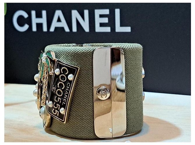 Bracciale Chanel Collezione CUBA Multicolore in Tessuto - vista 7