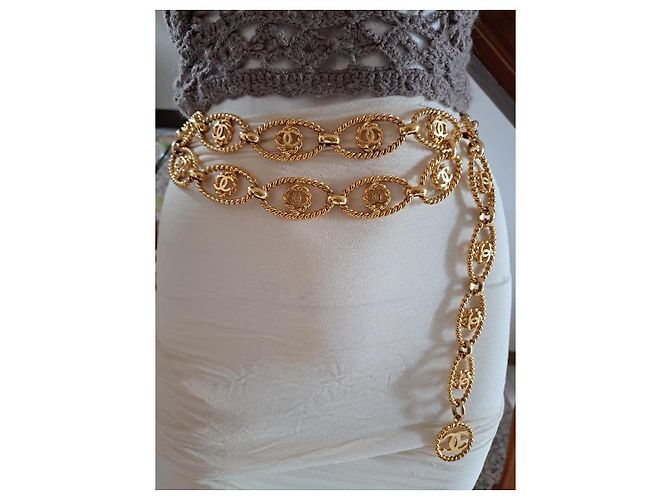 Chanel Collana Cintura FULL CC Metallo - vista 9
