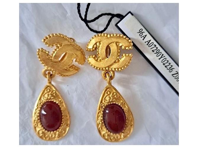 Orecchini con clip Grape Vine Stone Chanel - vista 3