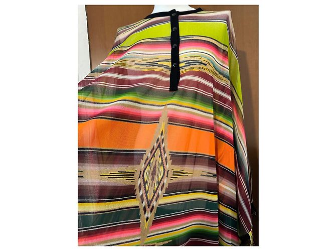 Completo Jean Paul Gaultier con Vestito e Pantaloni Multicolore - vista 10