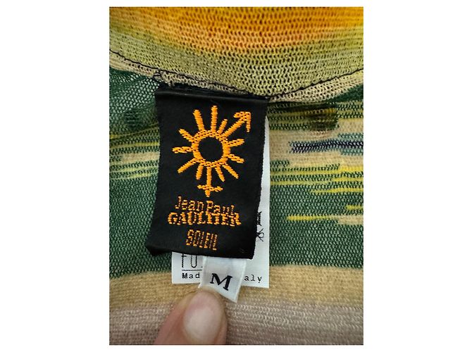 Completo Jean Paul Gaultier con Vestito e Pantaloni Multicolore - vista 14