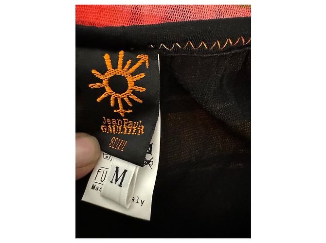 Completo Jean Paul Gaultier con Vestito e Pantaloni Multicolore - vista 17