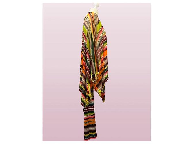 Completo Jean Paul Gaultier con Vestito e Pantaloni Multicolore - vista 3