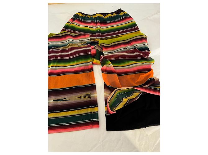 Completo Jean Paul Gaultier con Vestito e Pantaloni Multicolore - vista 4