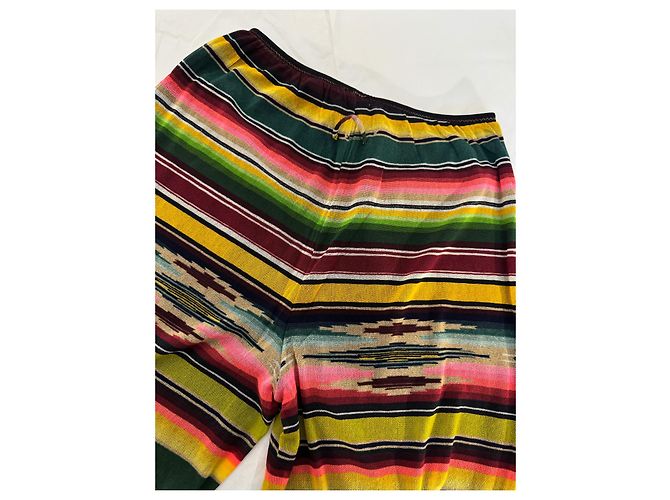 Completo Jean Paul Gaultier con Vestito e Pantaloni Multicolore - vista 5