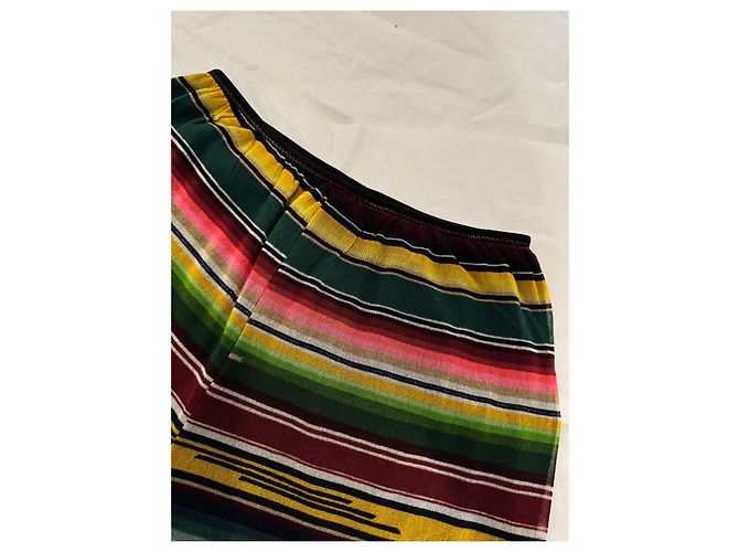 Completo Jean Paul Gaultier con Vestito e Pantaloni Multicolore - vista 6