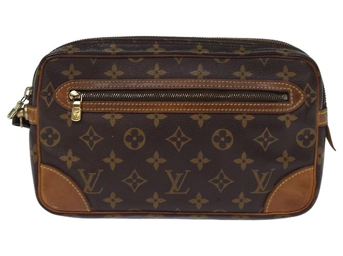 LOUIS VUITTON Pochette GM con monogramma Marly Dragonne M51825 LV Auth th4852 - vista 13