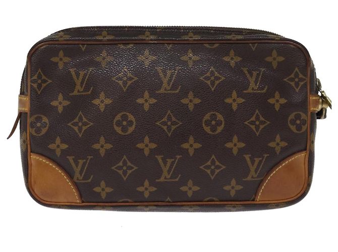 LOUIS VUITTON Pochette GM con monogramma Marly Dragonne M51825 LV Auth th4852 - vista 2