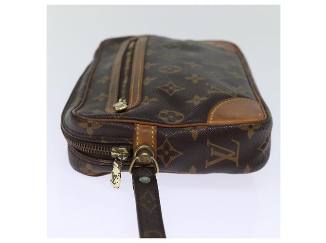 LOUIS VUITTON Pochette GM con monogramma Marly Dragonne M51825 LV Auth th4852 - vista 3