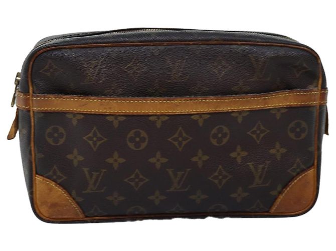 LOUIS VUITTON Monogramma Compiegne 28 Pochette M51845 LV Auth 73760 - vista 13