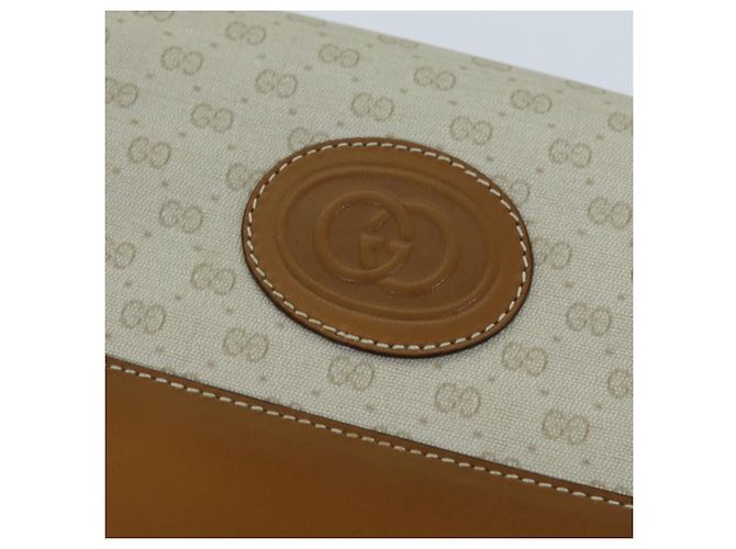 Bolsa de ombro GUCCI Micro GG Supreme PVC Bege 001 106 0185 Autenticação am6133 - vista 17