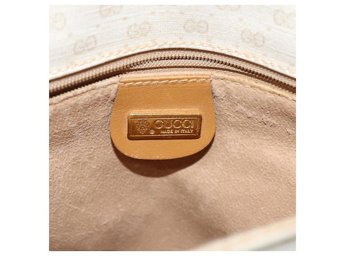 Bolsa de ombro GUCCI Micro GG Supreme PVC Bege 001 106 0185 Autenticação am6133 - vista 18