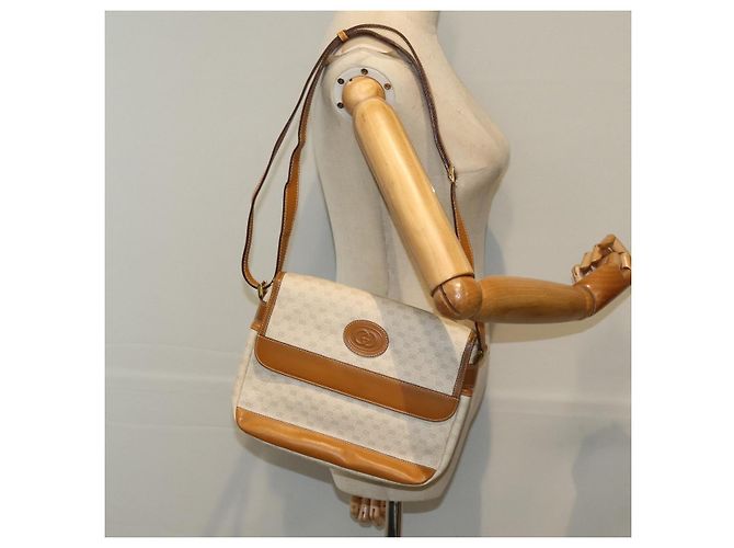 Bolsa de ombro GUCCI Micro GG Supreme PVC Bege 001 106 0185 Autenticação am6133 - vista 22