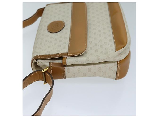 Bolsa de ombro GUCCI Micro GG Supreme PVC Bege 001 106 0185 Autenticação am6133 - vista 4