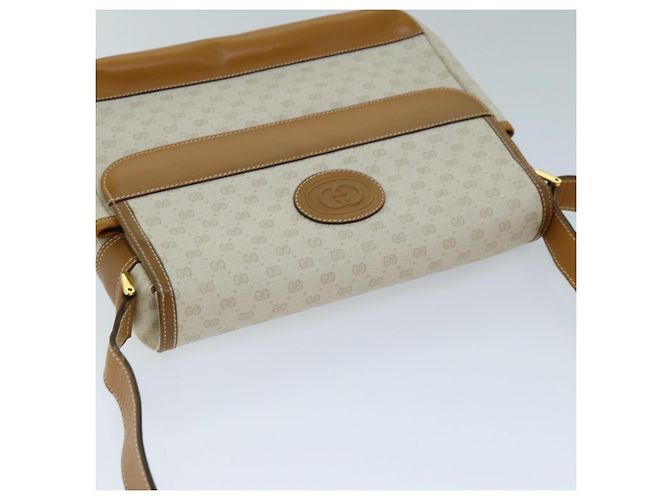 Bolsa de ombro GUCCI Micro GG Supreme PVC Bege 001 106 0185 Autenticação am6133 - vista 6