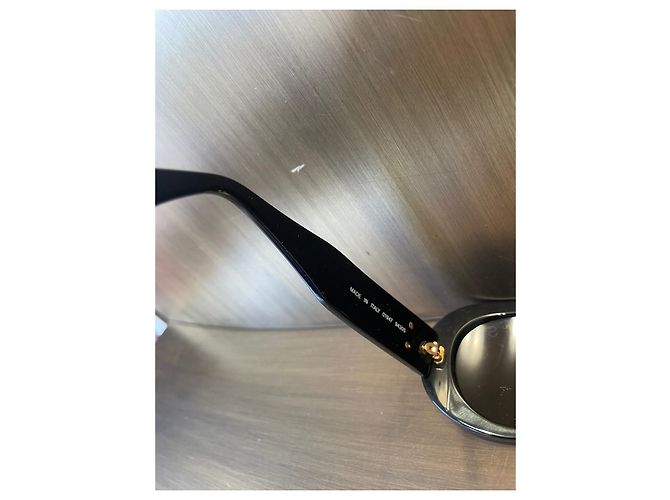 Occhiali da sole Chanel Neri e Bianchi in Plastica Nero Bianco - vista 3