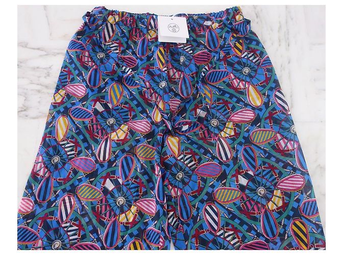 Hermès Pantalón de playa "En roue libre" Multicolor - vista 3