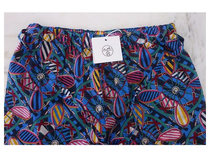 Hermès Pantalón de playa "En roue libre" Multicolor - vista 4