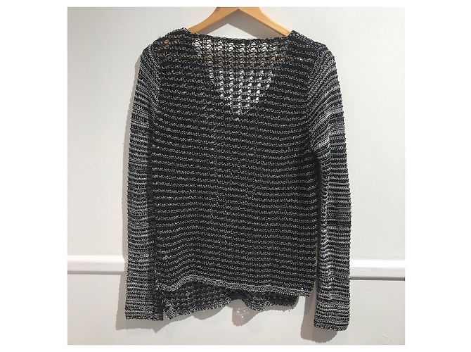 HELMUT LANG Strickwaren T.International M Baumwolle Schwarz - Ansicht 2