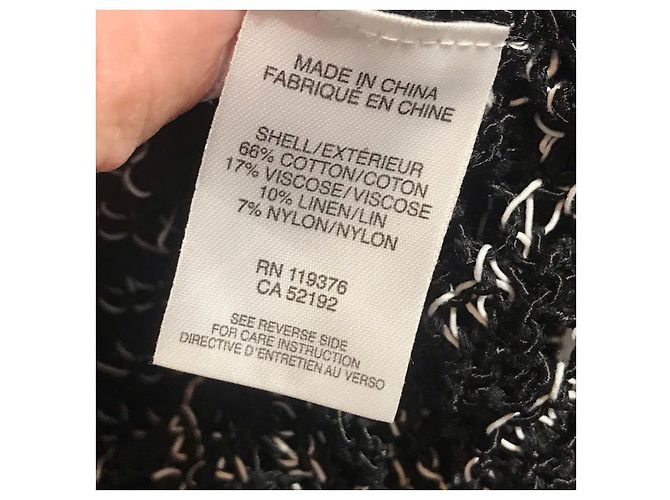 HELMUT LANG Strickwaren T.International M Baumwolle Schwarz - Ansicht 5