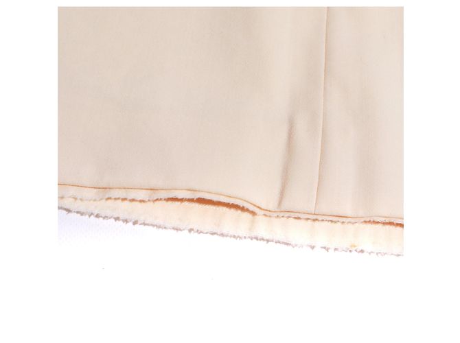 CHANEL - Woll- und Kaschmirrock (Größe 44) Beige - Ansicht 4