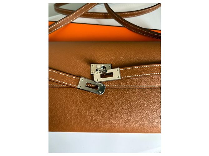 Bolsa Hermès Kelly to go em pele de vitelo Evercolor camel Camelo - vista 5