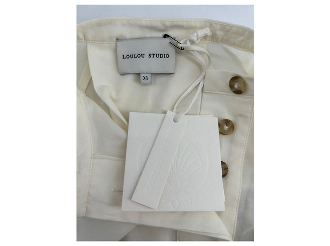Autre Marque Vestidos Loulou studio T.Internacional XS Algodón Crudo - vista 5
