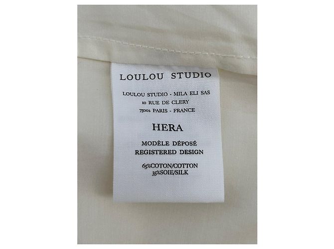 Autre Marque Vestidos Loulou studio T.Internacional XS Algodón Crudo - vista 6
