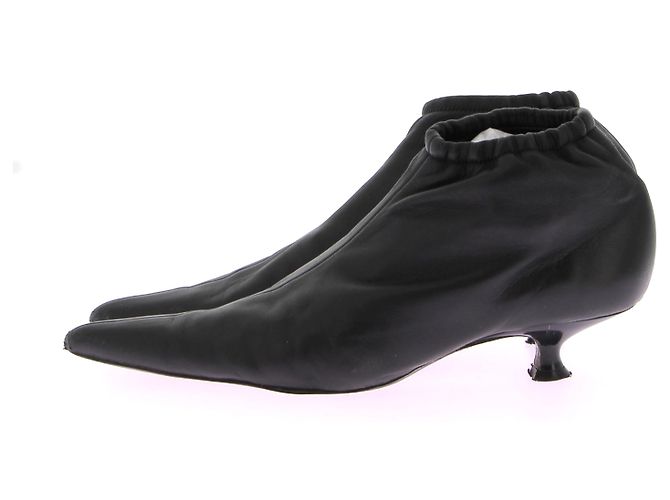 Botines Khaite T.EU 37 Cuero Negro - vista 3
