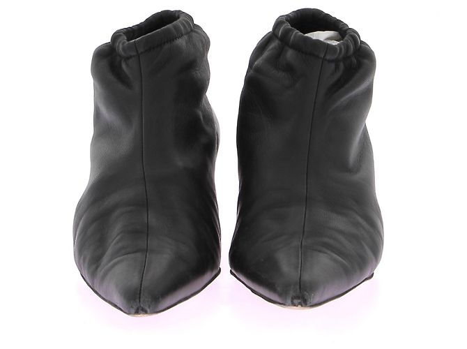 Botines Khaite T.EU 37 Cuero Negro - vista 4