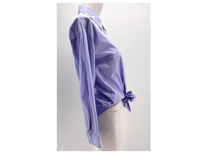 Autre Marque Hache tops T.FR 38 Cotton Purple - view 4
