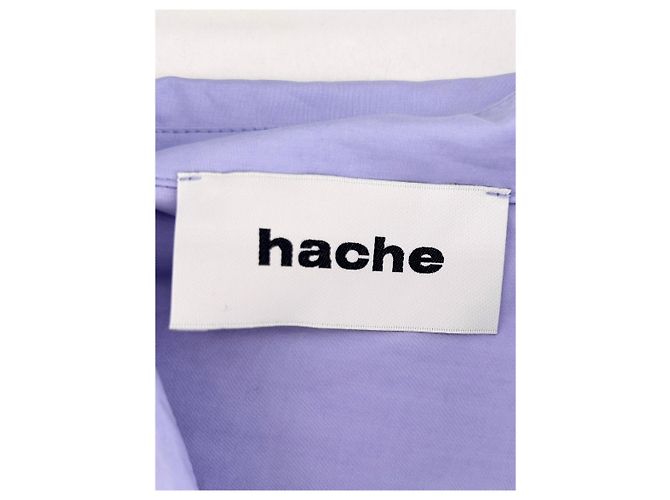Autre Marque Hache tops T.FR 38 Cotton Purple - view 5