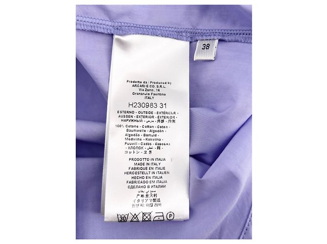 Autre Marque Hache tops T.FR 38 Cotton Purple - view 6
