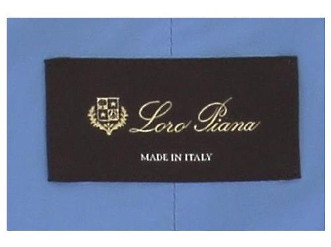 Loro Piana Mäntel T.IT 42 Polyester Blau - Ansicht 7