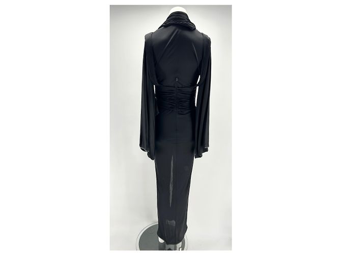 Givenchy Kleid T.FR 36 Viskose Schwarz - Ansicht 2