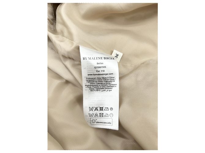 By Malene Birger von Malene Birger Tops T.FR 36 Polyester Beige - Ansicht 6