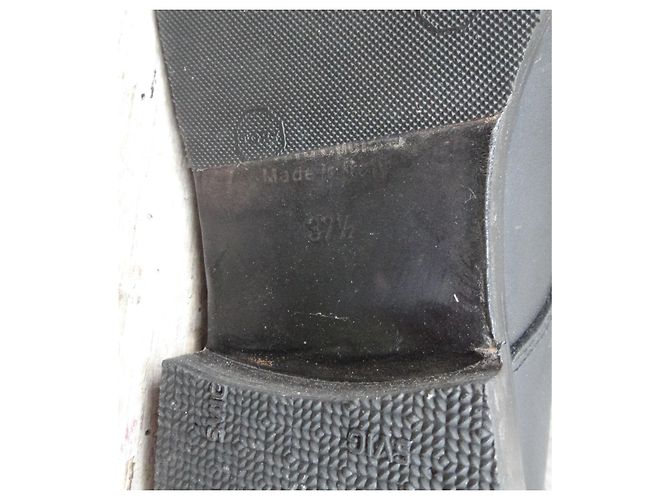 Autre Marque Derby Rose's Roses in pelle nera Nero - vista 7