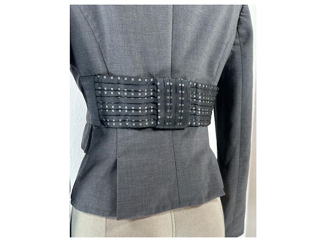 Red Valentino Wollblazer Grau - Ansicht 4