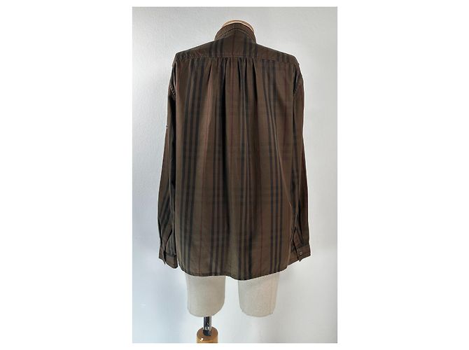 Blusa Burberry de algodón con cuadros Multicolor - vista 4