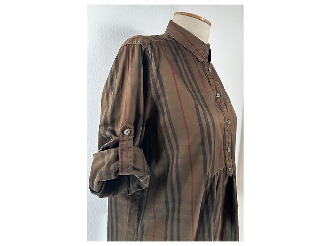 Blusa Burberry de algodón con cuadros Multicolor - vista 5
