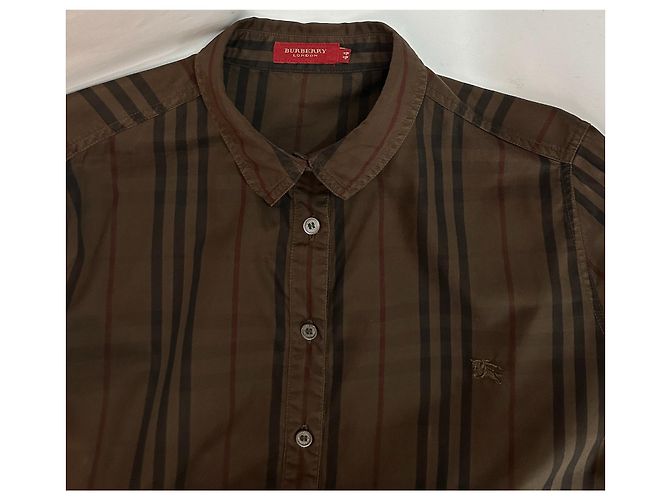 Blusa Burberry de algodón con cuadros Multicolor - vista 6